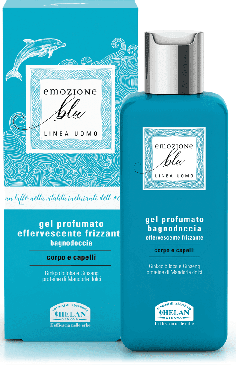 Emozione Blu Gel Profumato Bagnodoccia Helan - 2