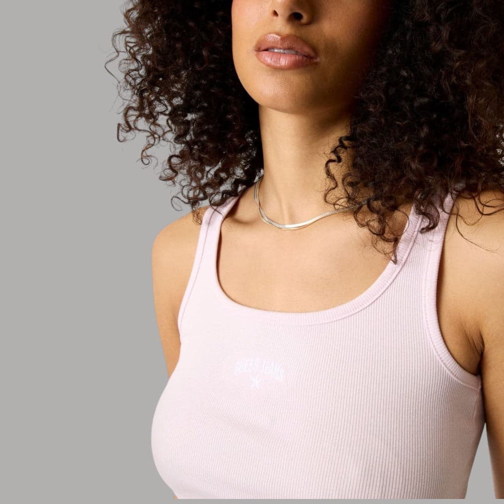 Top Guess GJ Cotone Stella Ricamata Slim Fit - 14
