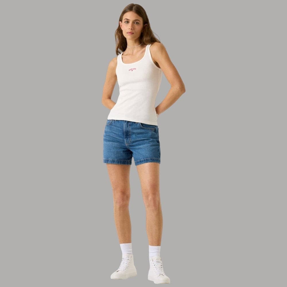 Top Guess GJ Cotone Stella Ricamata Slim Fit - 6
