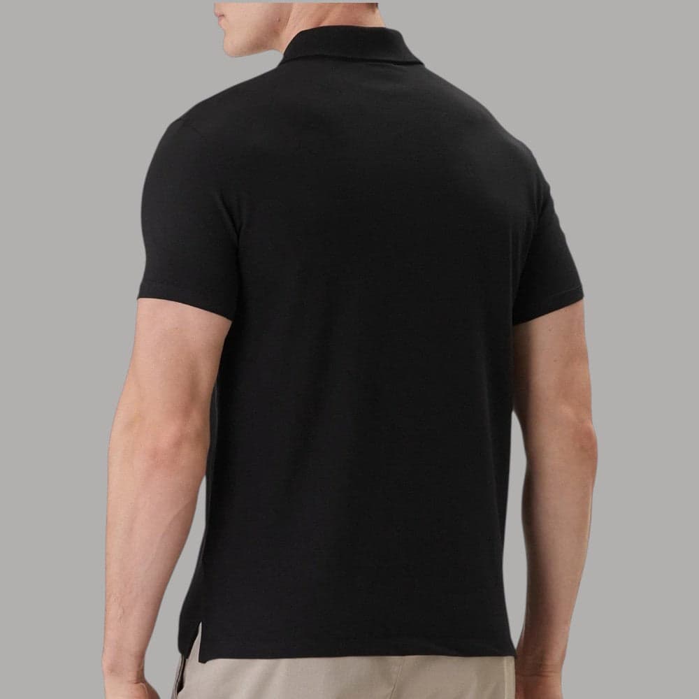 Polo Calvin Klein Slim Stretch Cotone Ricamato Elegante - 4