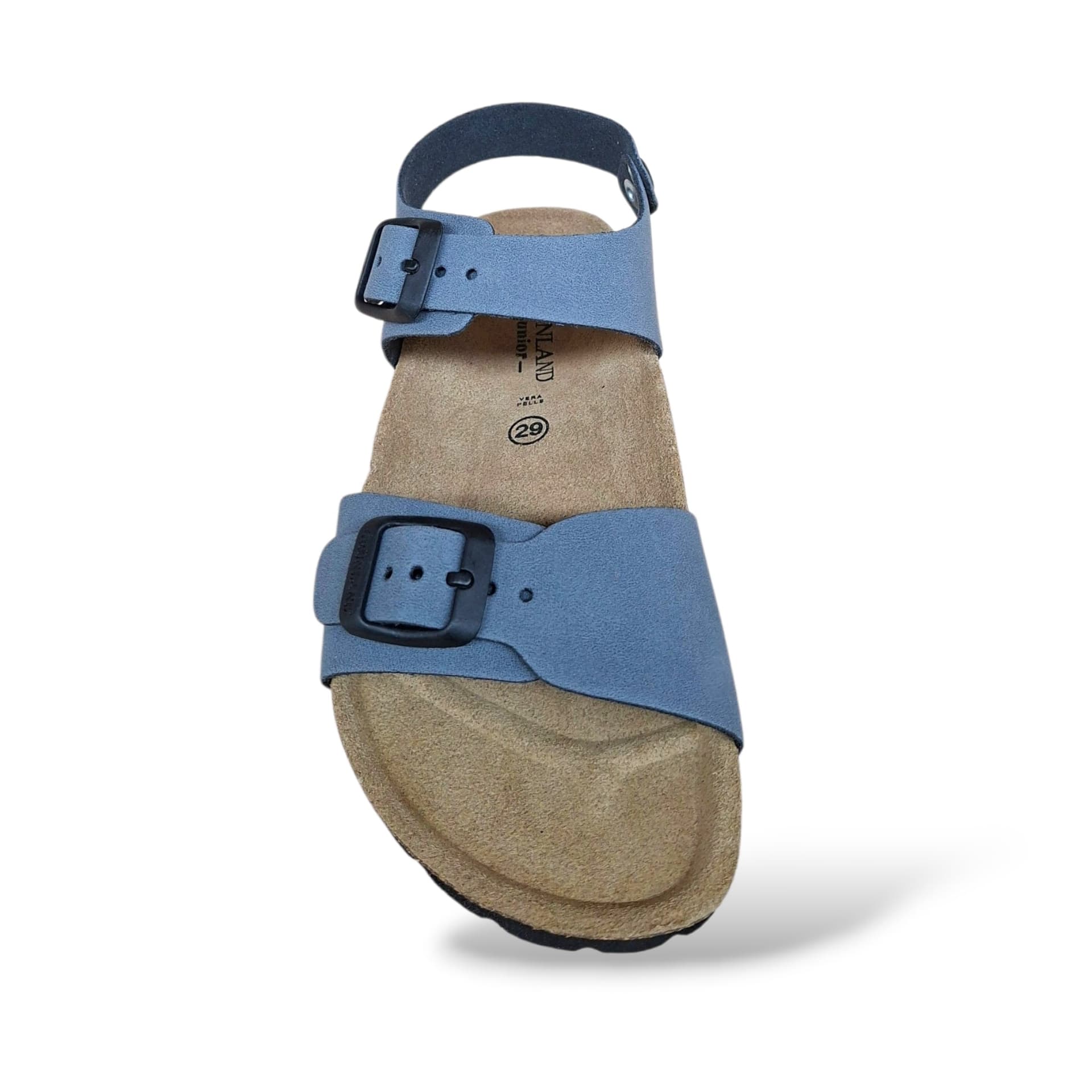 Scarpe sandalo Bambini e ragazzi Grunland Junior luce bio JEANS fibia - 4