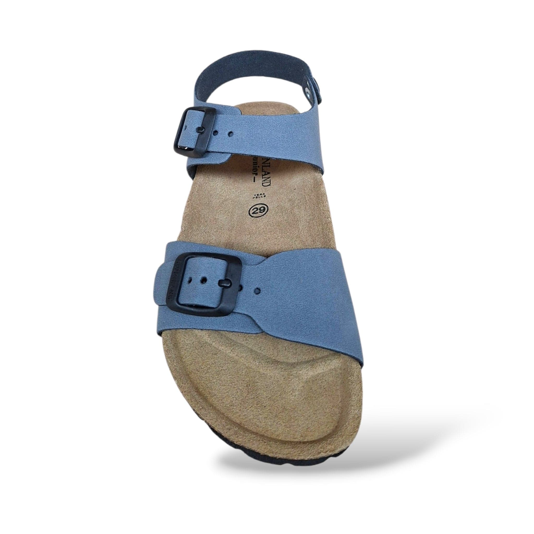 Scarpe sandalo Bambini e ragazzi Grunland Junior luce bio JEANS fibia - 4