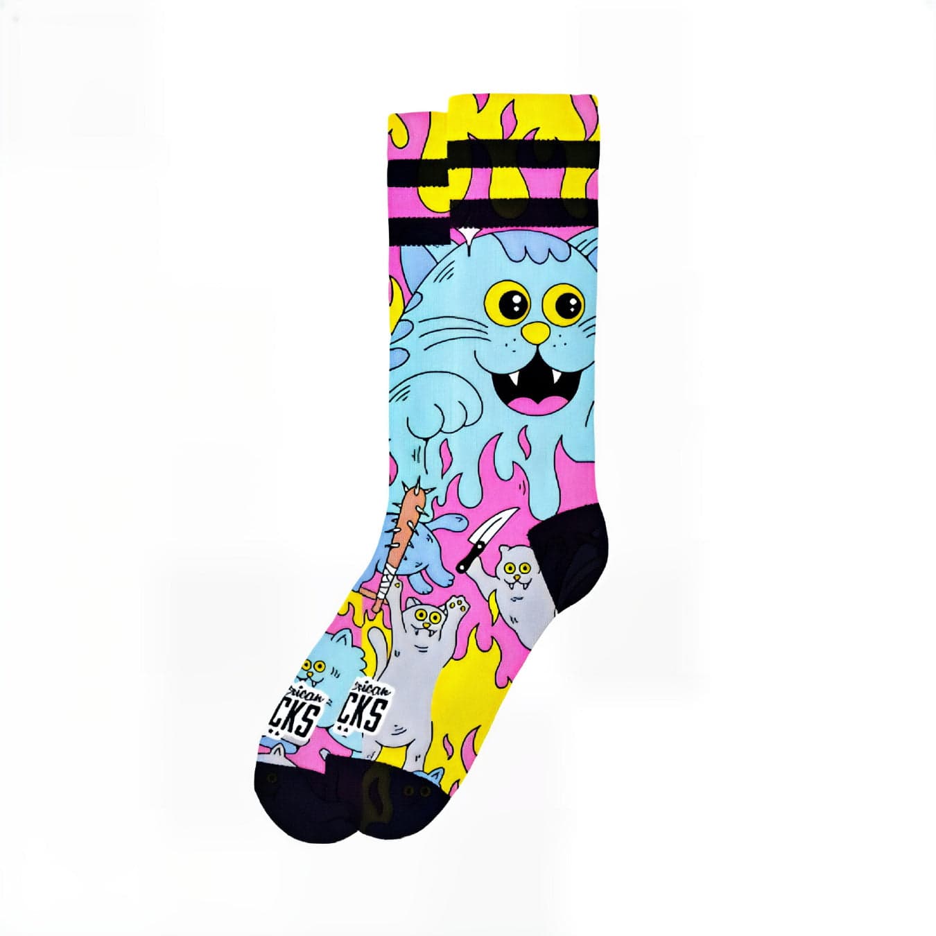 Calze American Socks Killer Kitties   Multicolor - 5