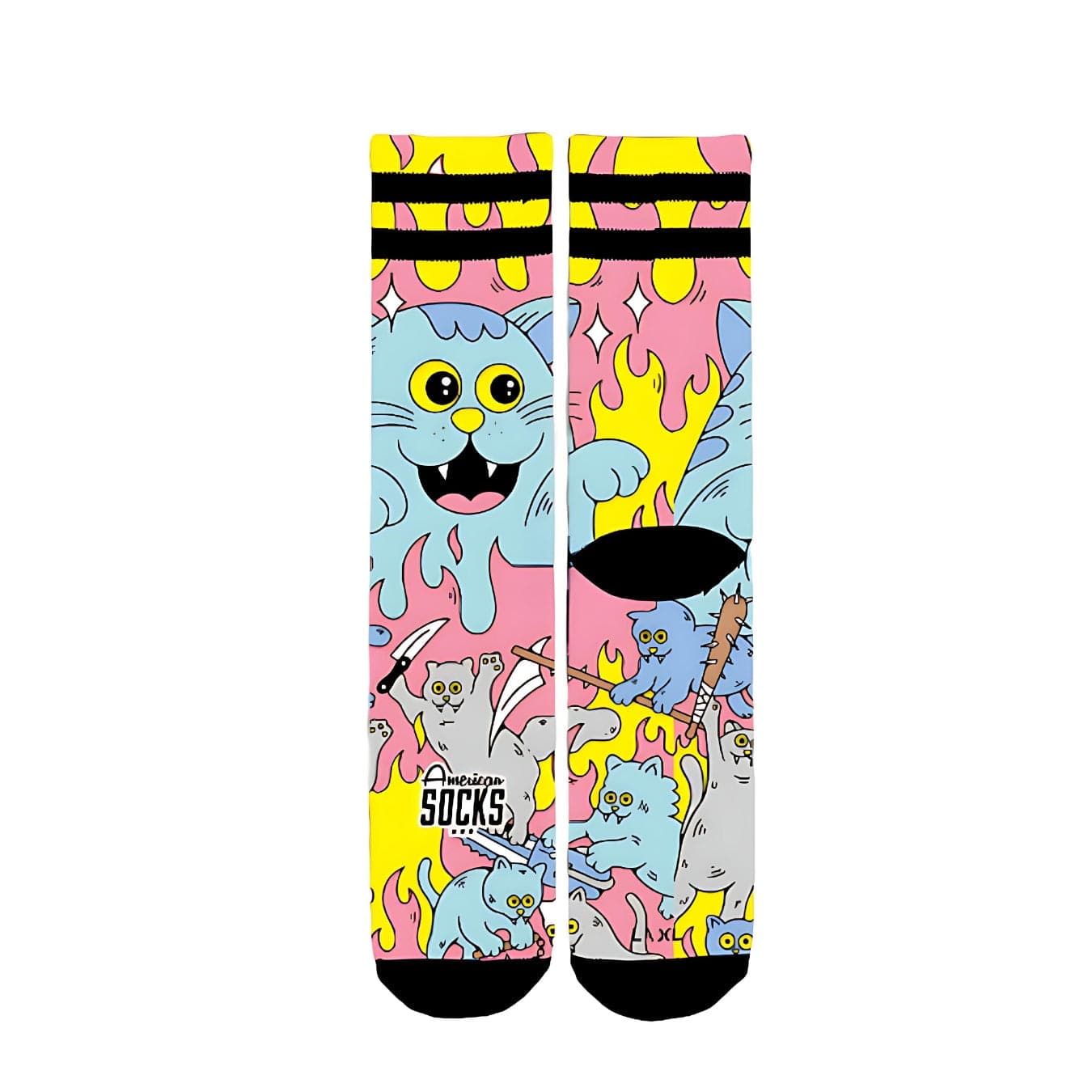 Calze American Socks Killer Kitties   Multicolor - 2
