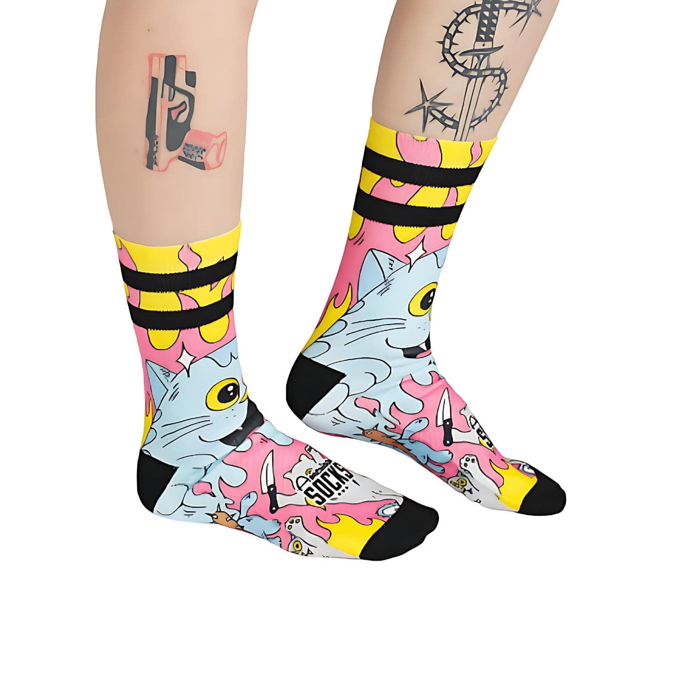 Calze American Socks Killer Kitties   Multicolor - 3