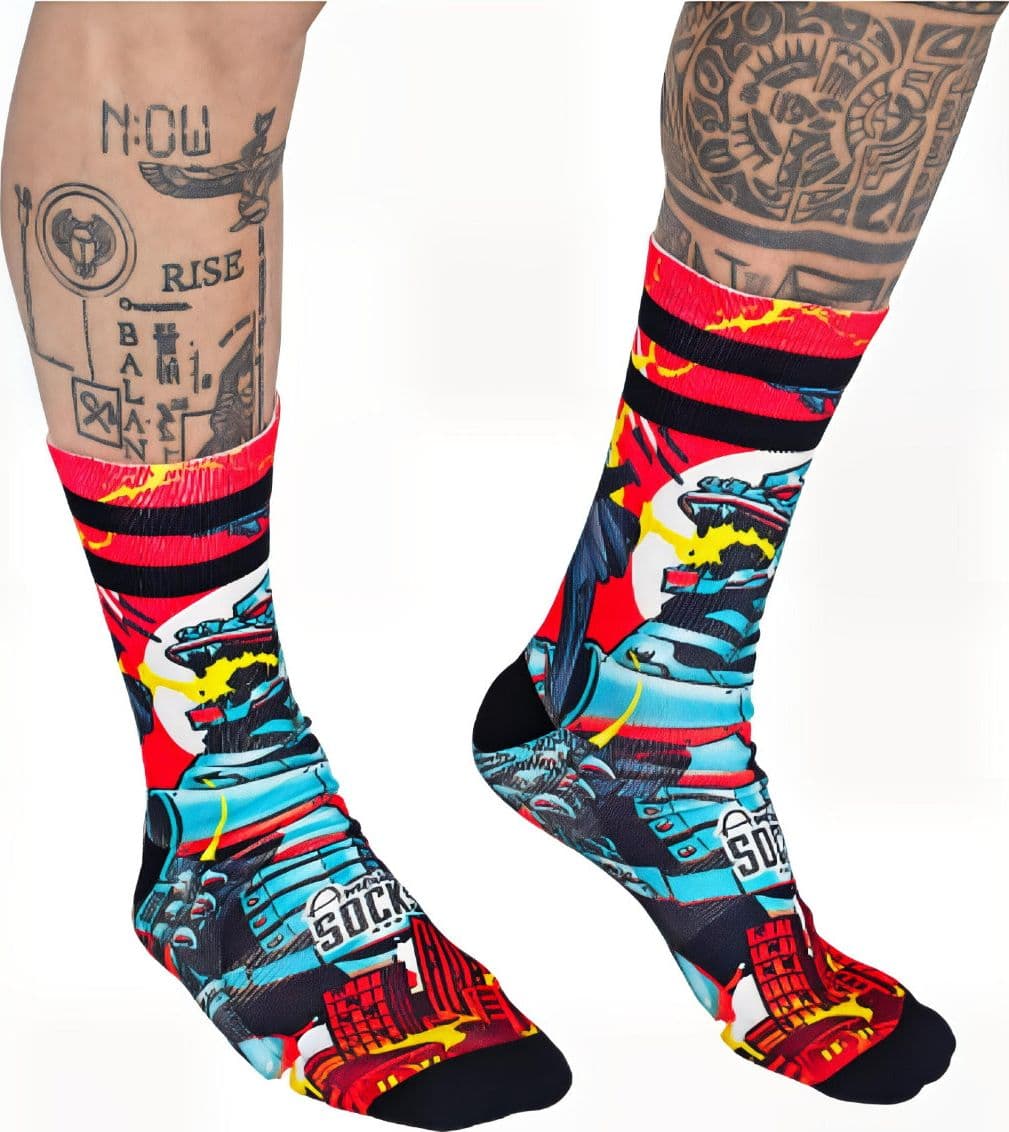 Calze American Socks Mechagodzilla  Multicolor - 3