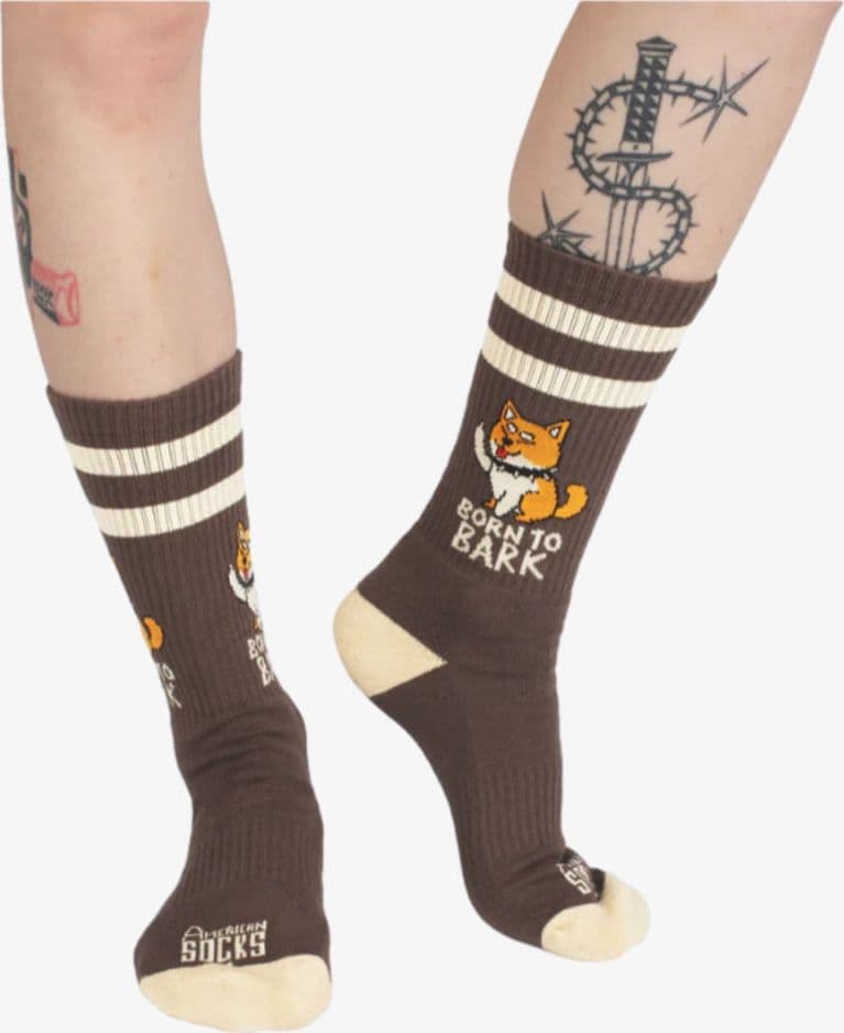 Calze American Socks Born to Bark - 3