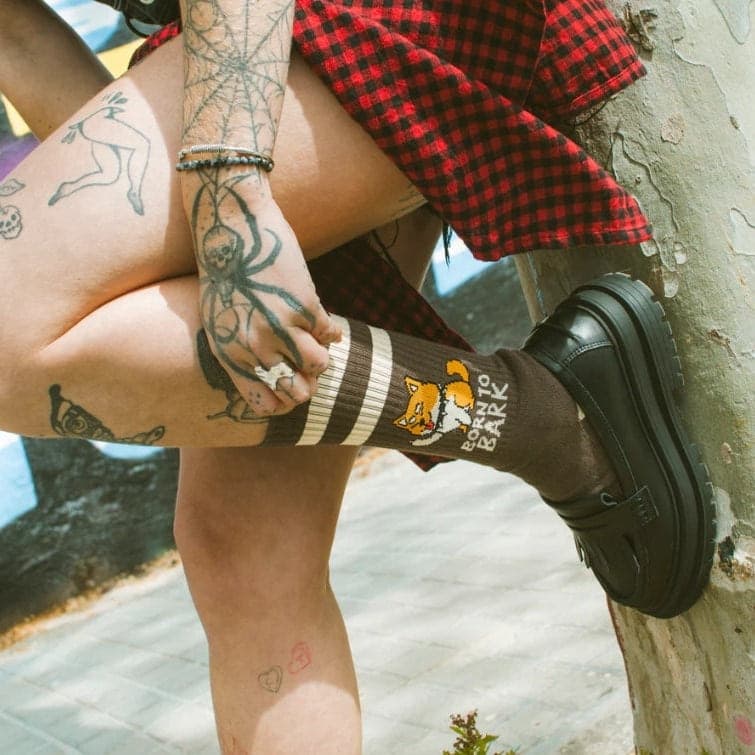 Calze American Socks Born to Bark - 4