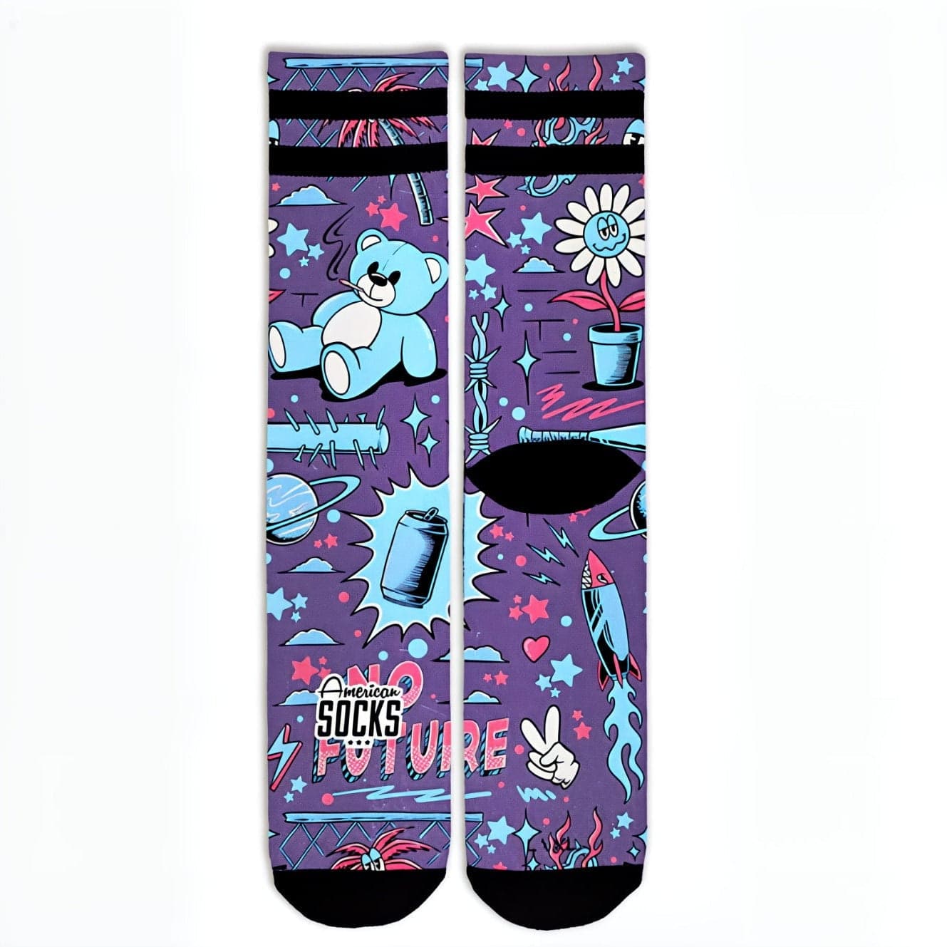 Calze American Socks No Future  Multicolor - 2