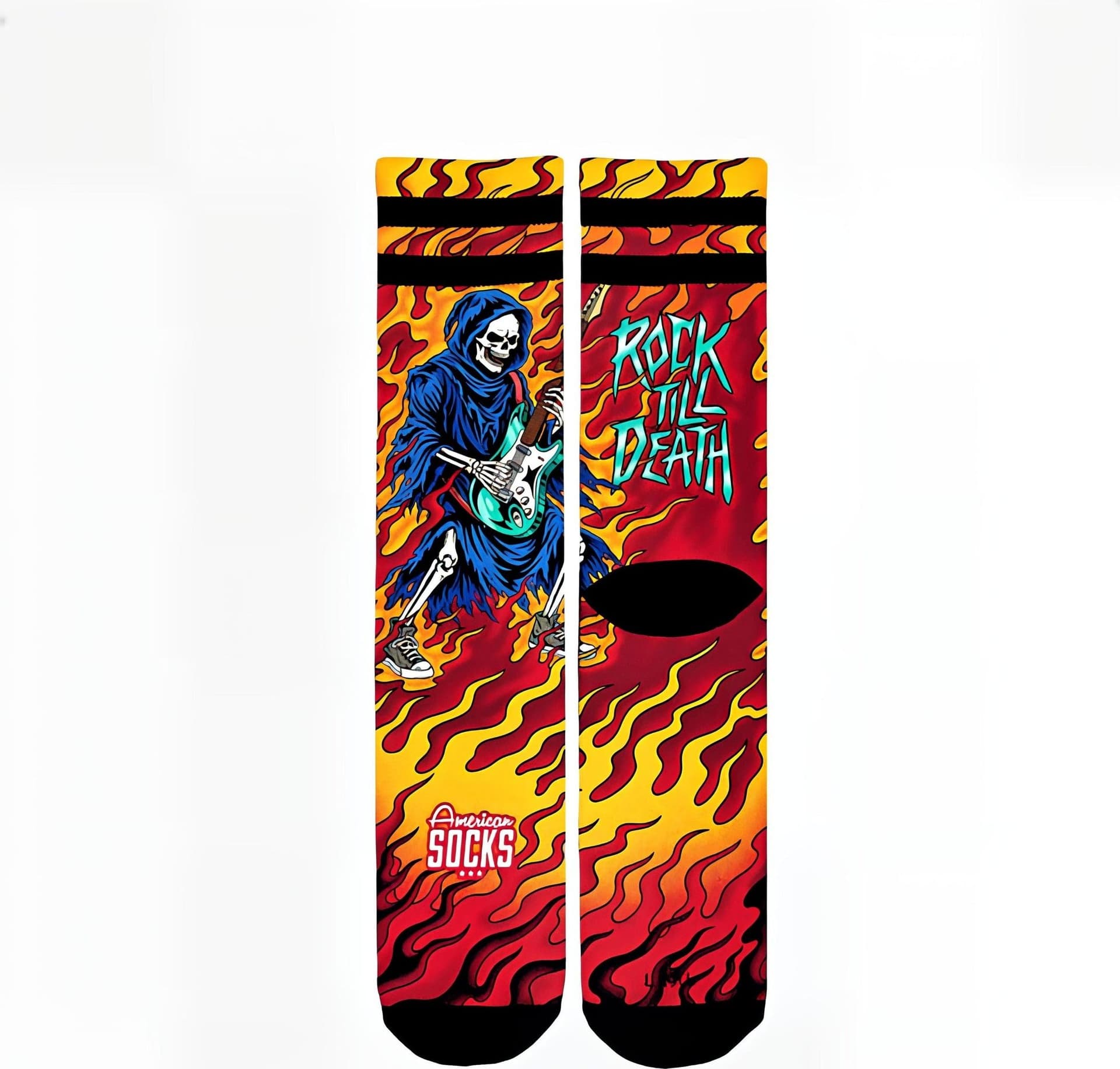 Calze American Socks Rock Till death  Multicolor - 2