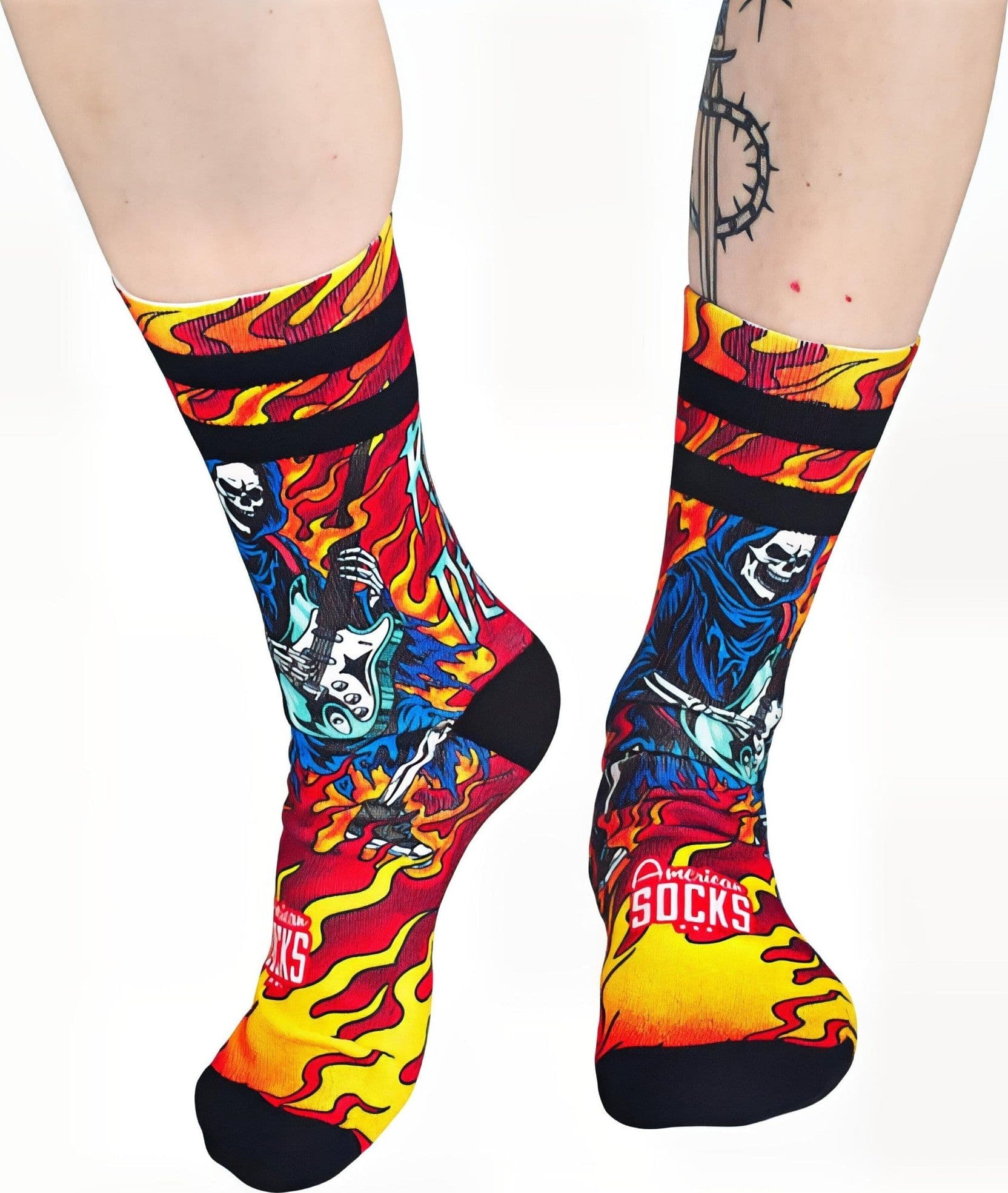 Calze American Socks Rock Till death  Multicolor - 4