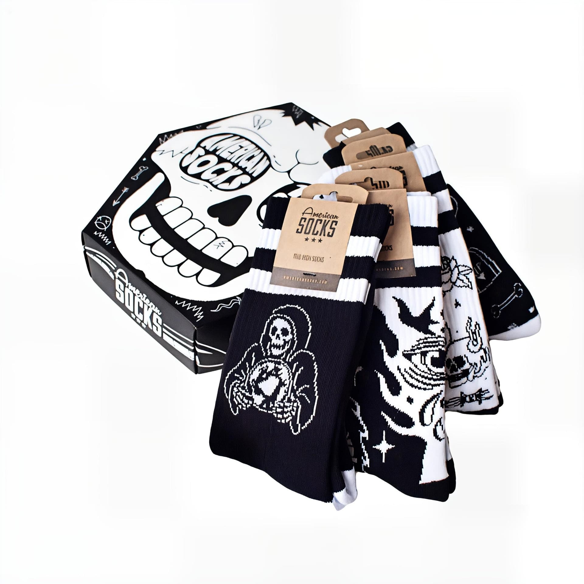 Calze American Socks The Skull Multicolor - 2