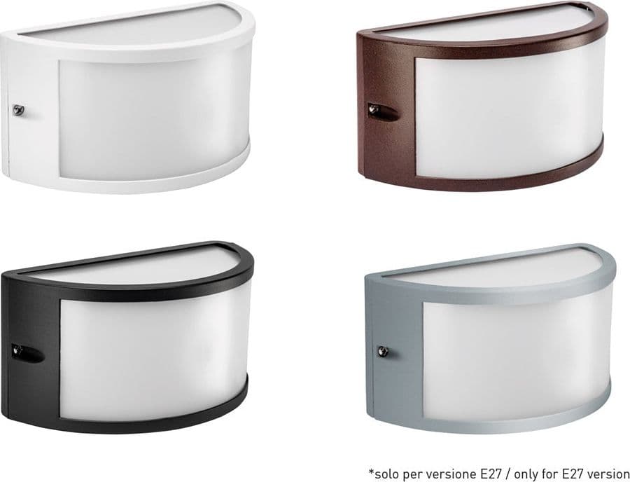 APPLIQUE LED IP54 - 10W - 540lm - 4000K - 180° - ANTRACITE - 1