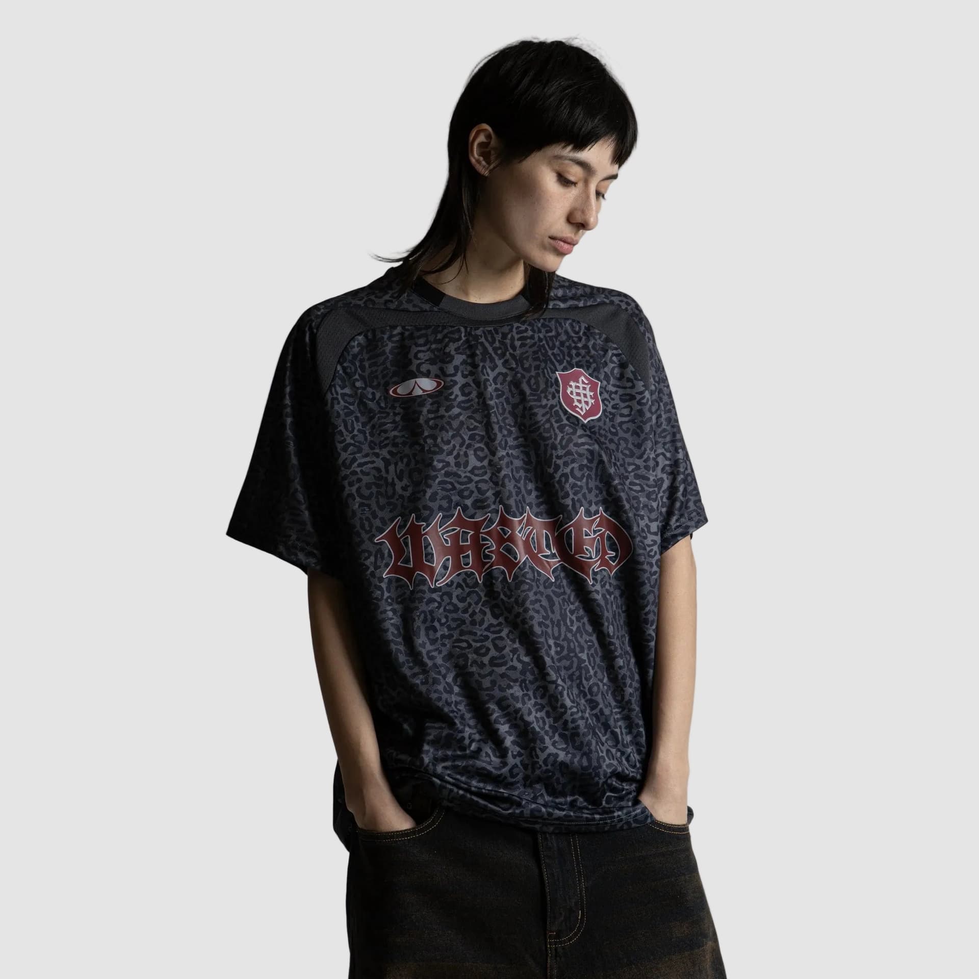 T-shirt Wasted Paris Cheetah Football Jersey black - 3