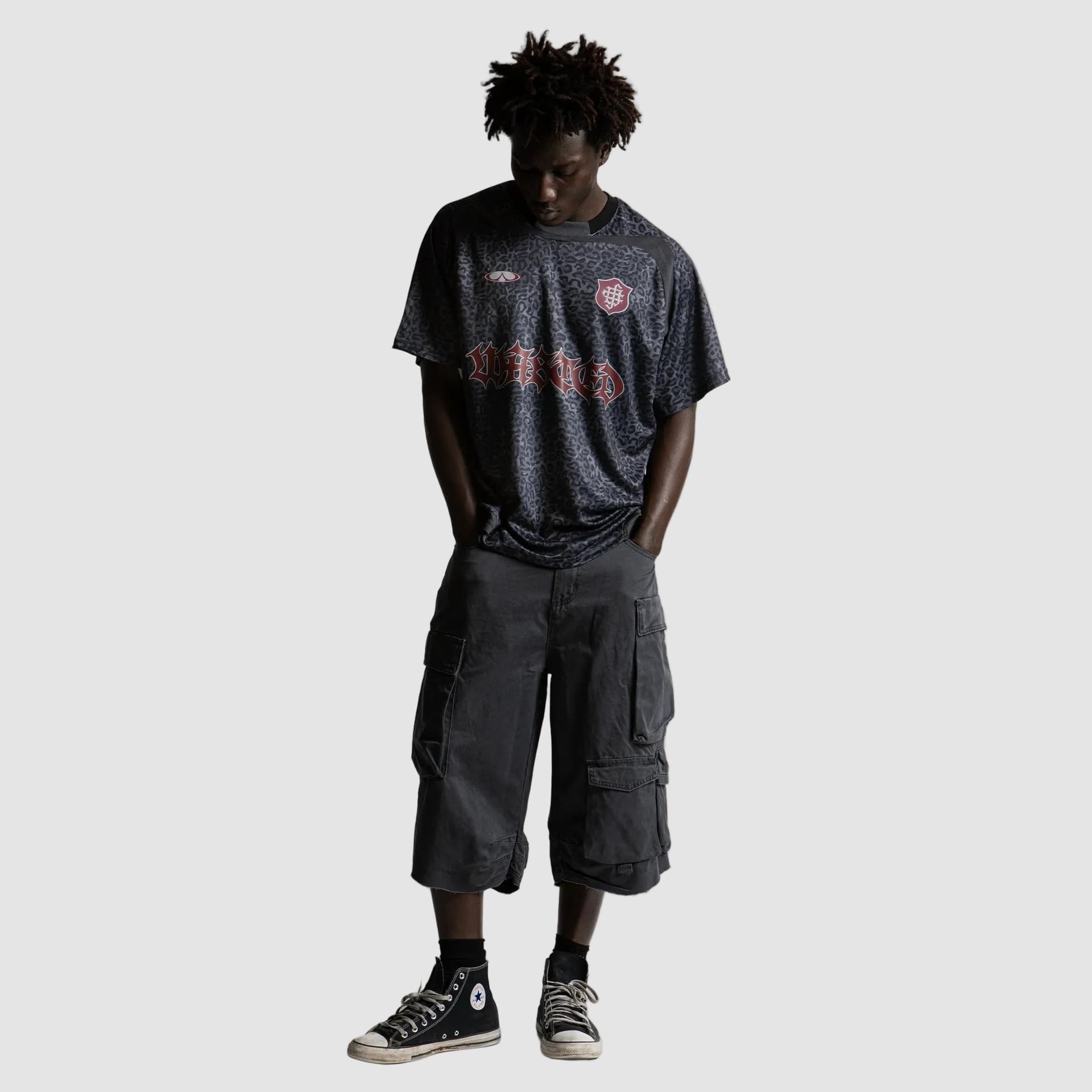 T-shirt Wasted Paris Cheetah Football Jersey black - 5