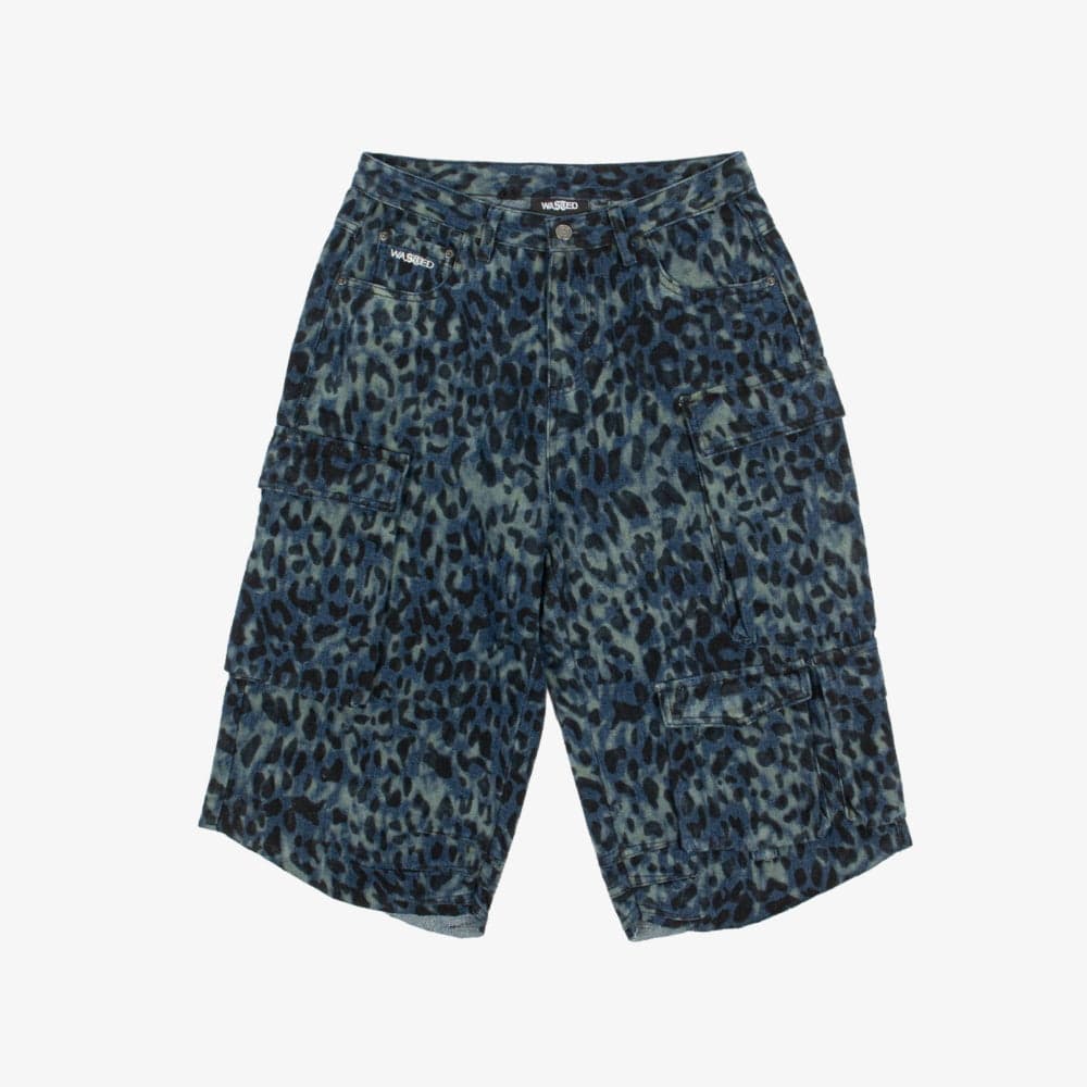 Short Wasted Paris Cheetah Grant blu - 6