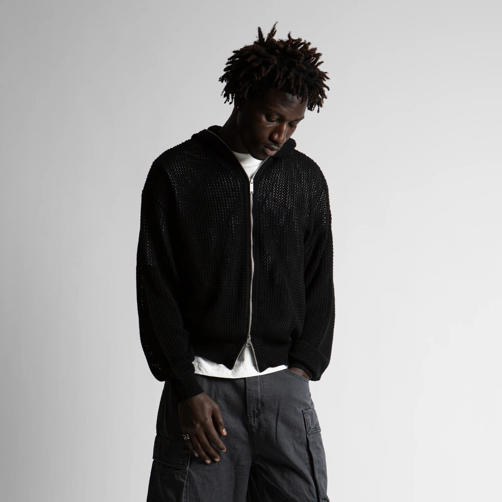 Felpa Wasted Paris Real Zip black - 4