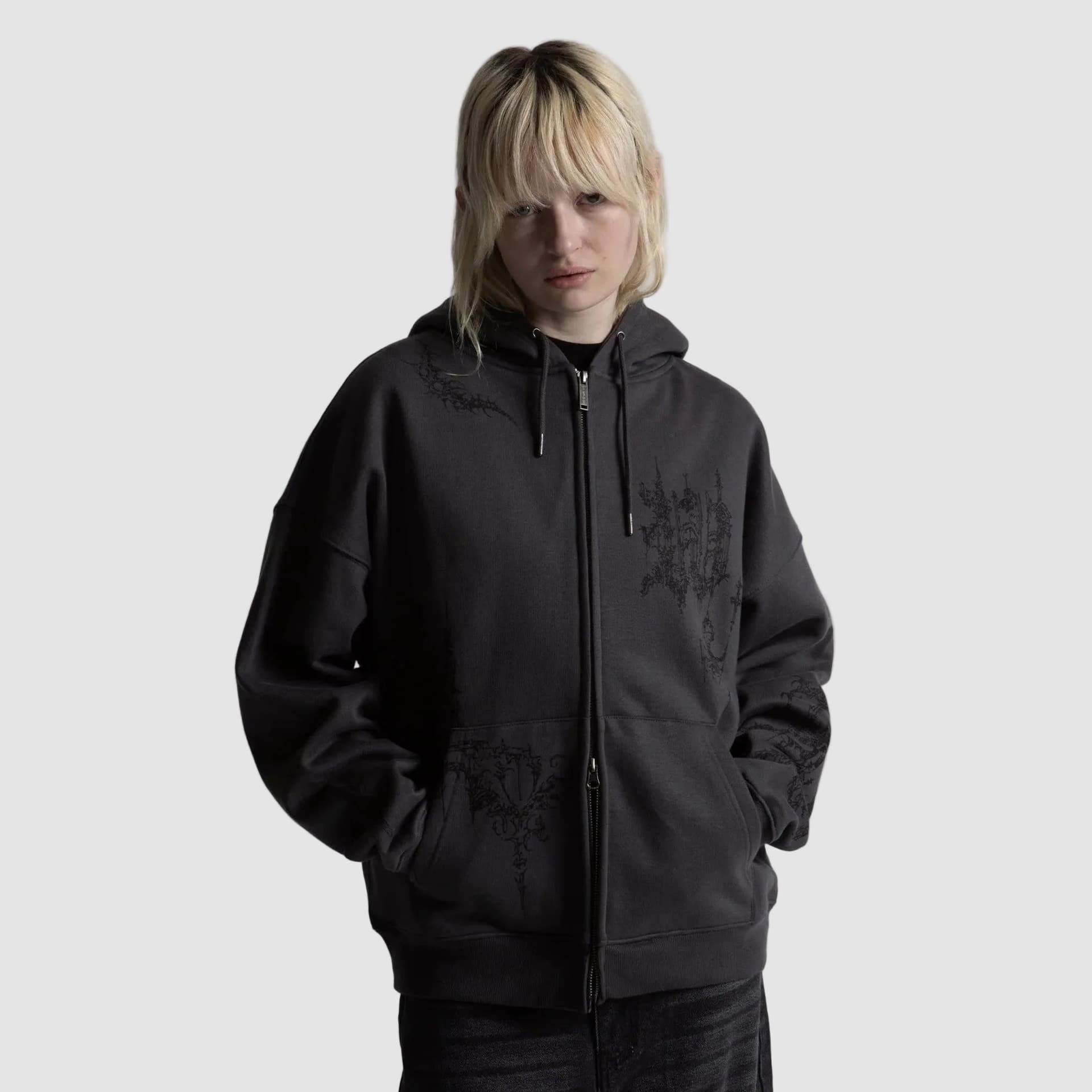 Felpa  Wasted Paris Stronghold Black - 3