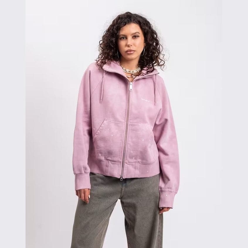 Felpa Carhartt W Hood Painter JKT Pink - 3