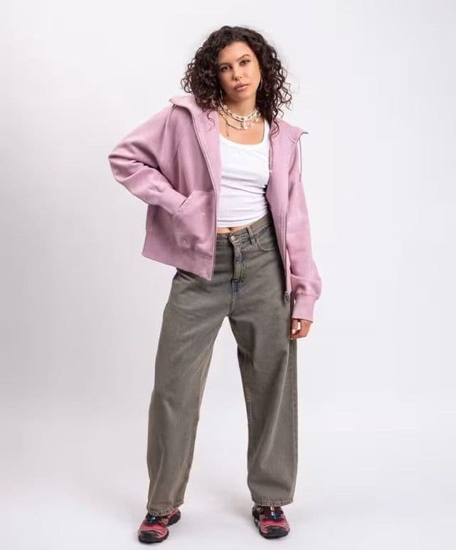 Felpa Carhartt W Hood Painter JKT Pink - 5