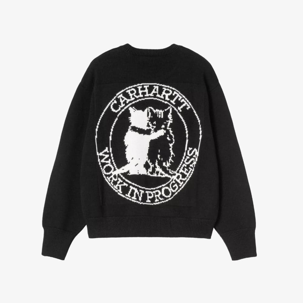 Felpa Carhartt W Hugging Cats Black - 3
