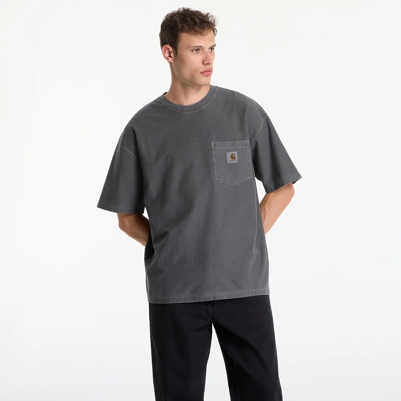 T Shirt Carhartt Loose PKT Black - 3