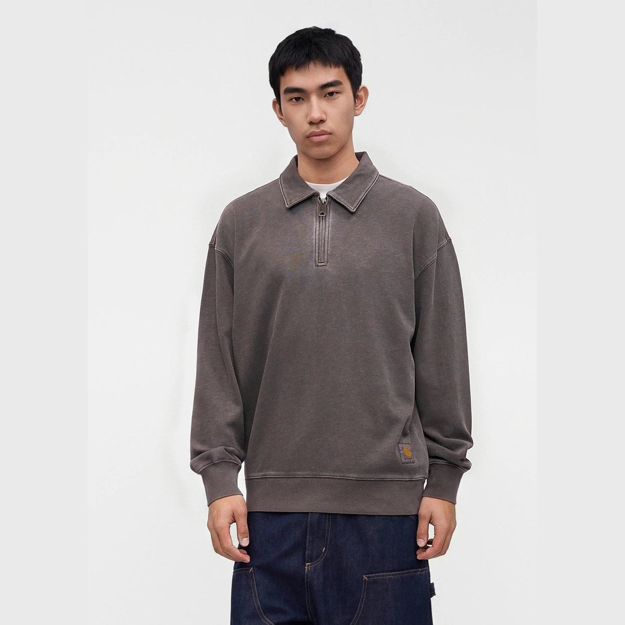 Felpa Carhartt Harper Polo Tobacco - 3
