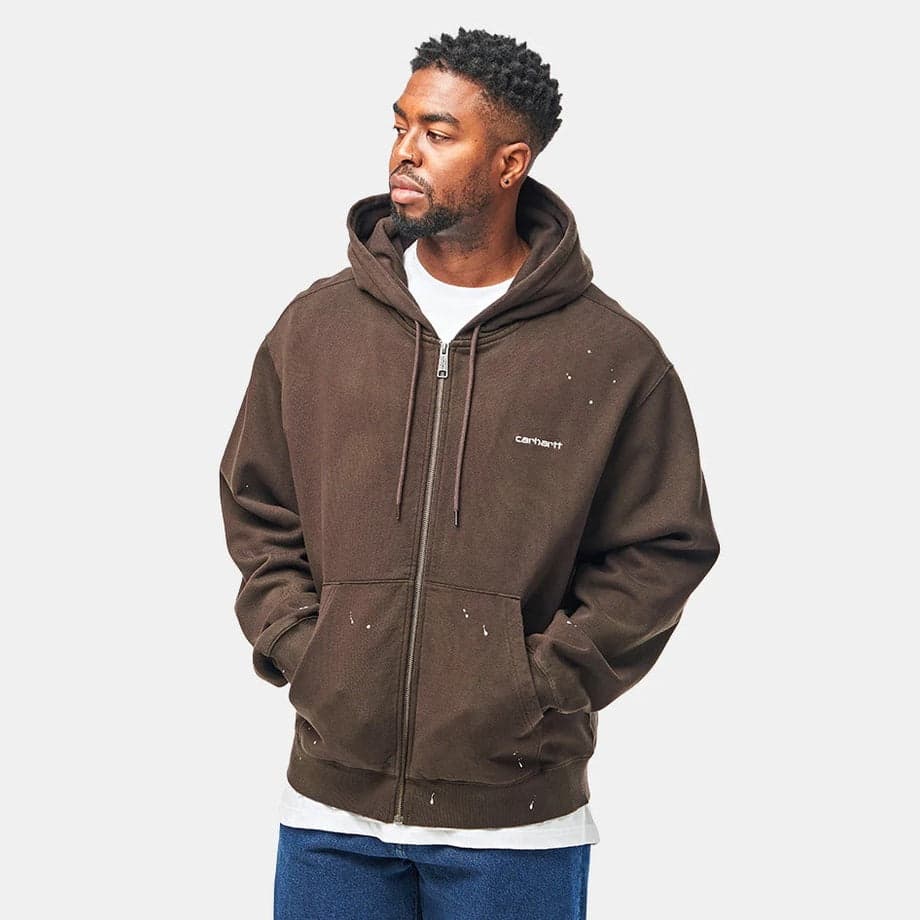 Felpa Carhartt Painter Hood Jkt Tobacco - 3