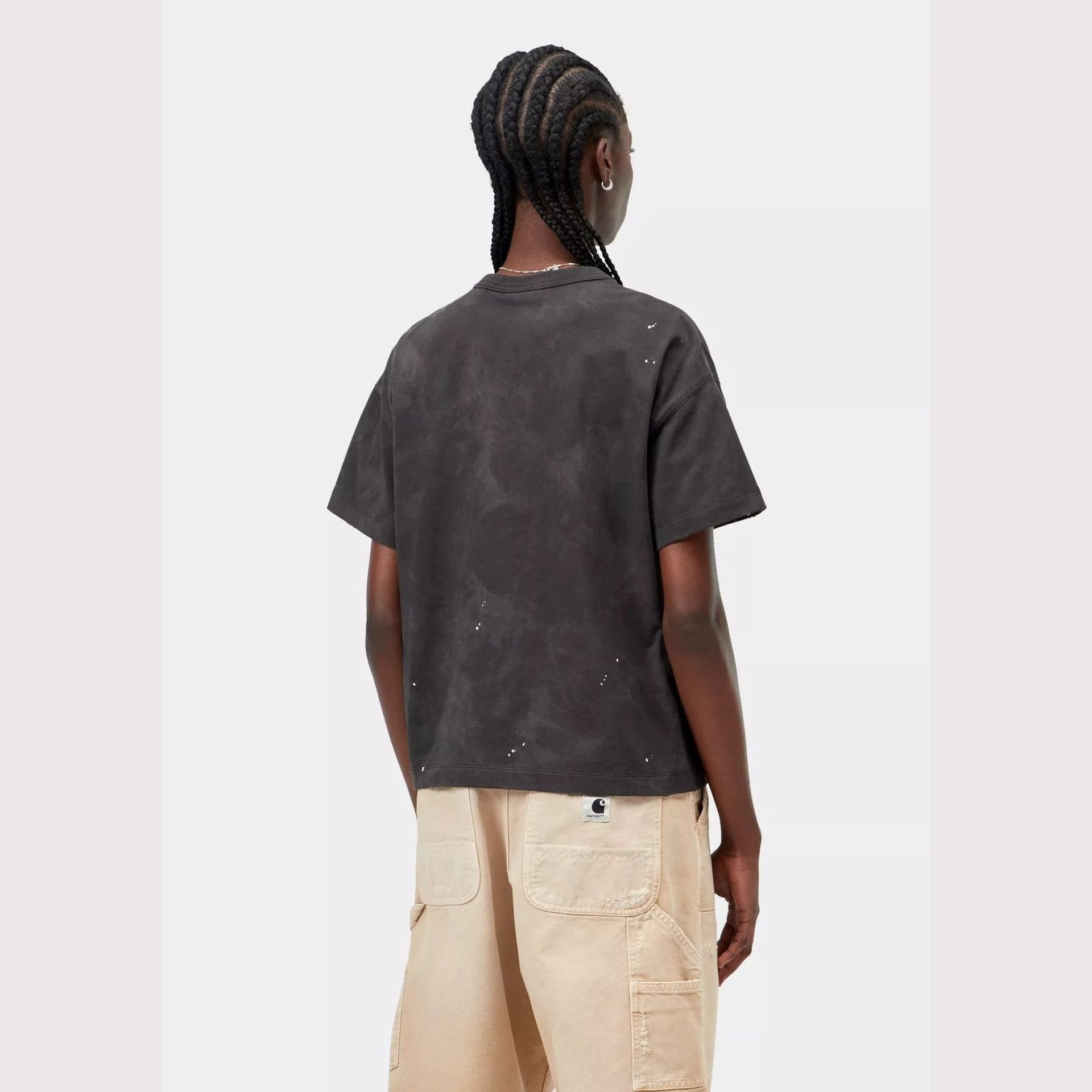T shirt Carhartt W SS Painte Black - 4