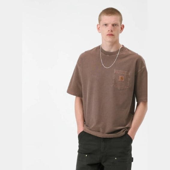 T Shirt Carhartt Loose PKT Tobacco - 3