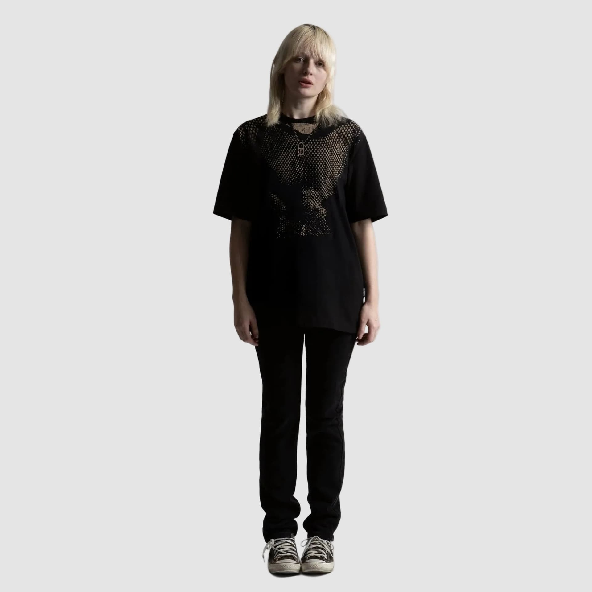 T-shirt Wasted Paris Never Mind Black - 3