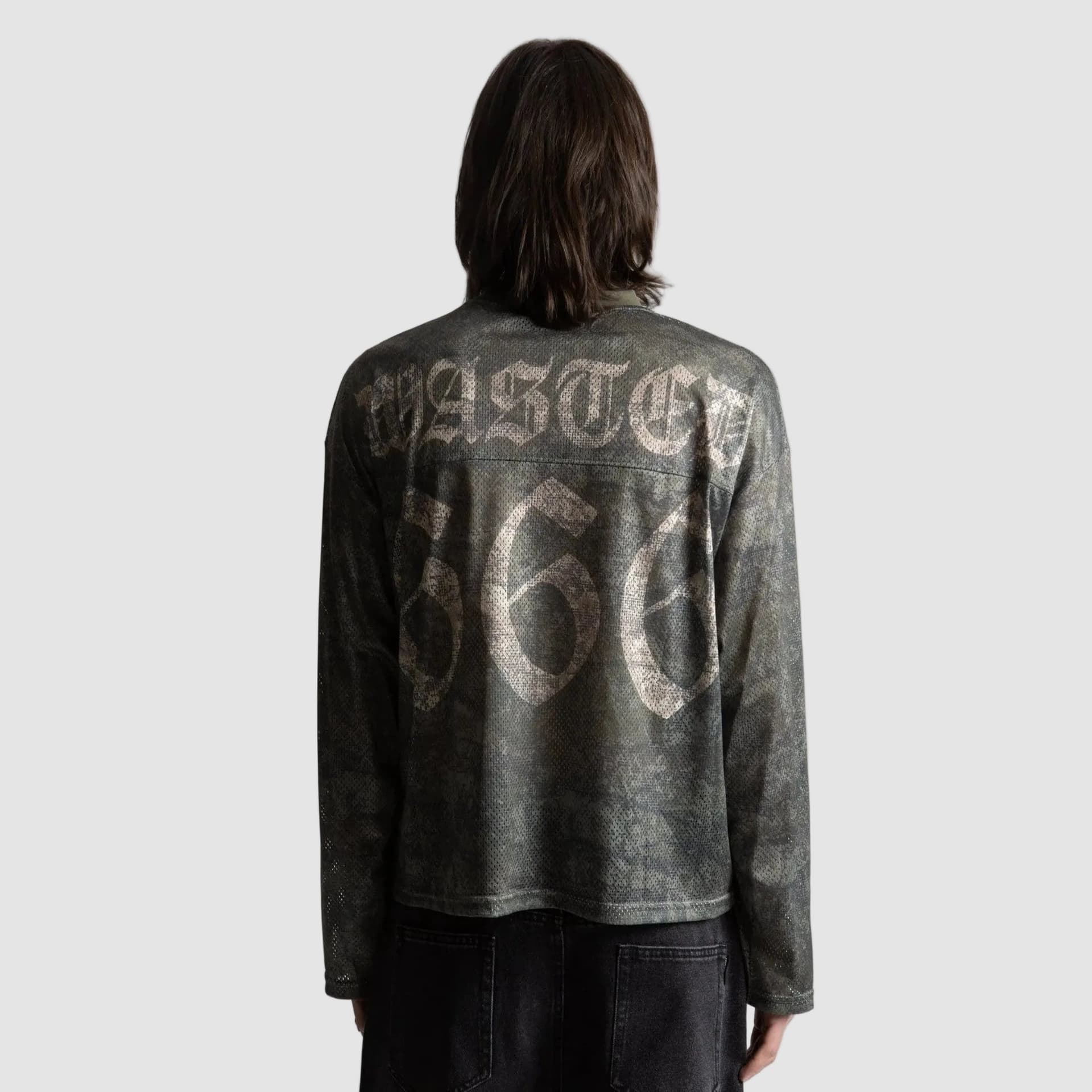 T-shirt Wasted Paris Swarm Mesh Olive - 3