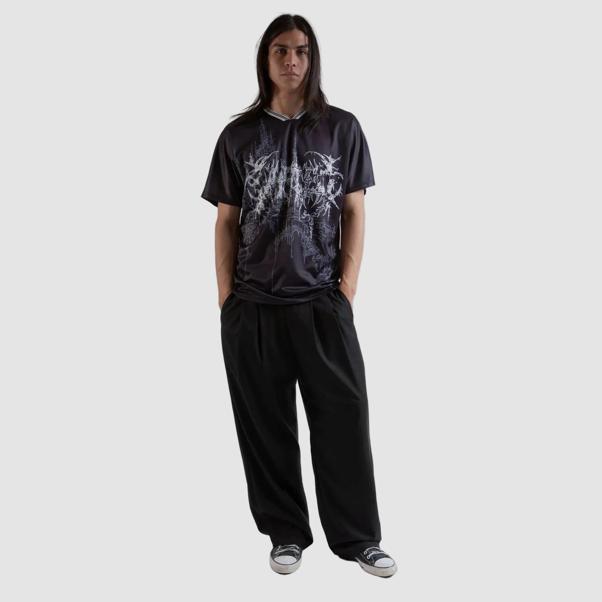 T-shirt Wasted Paris Stronghold Football J Black - 5
