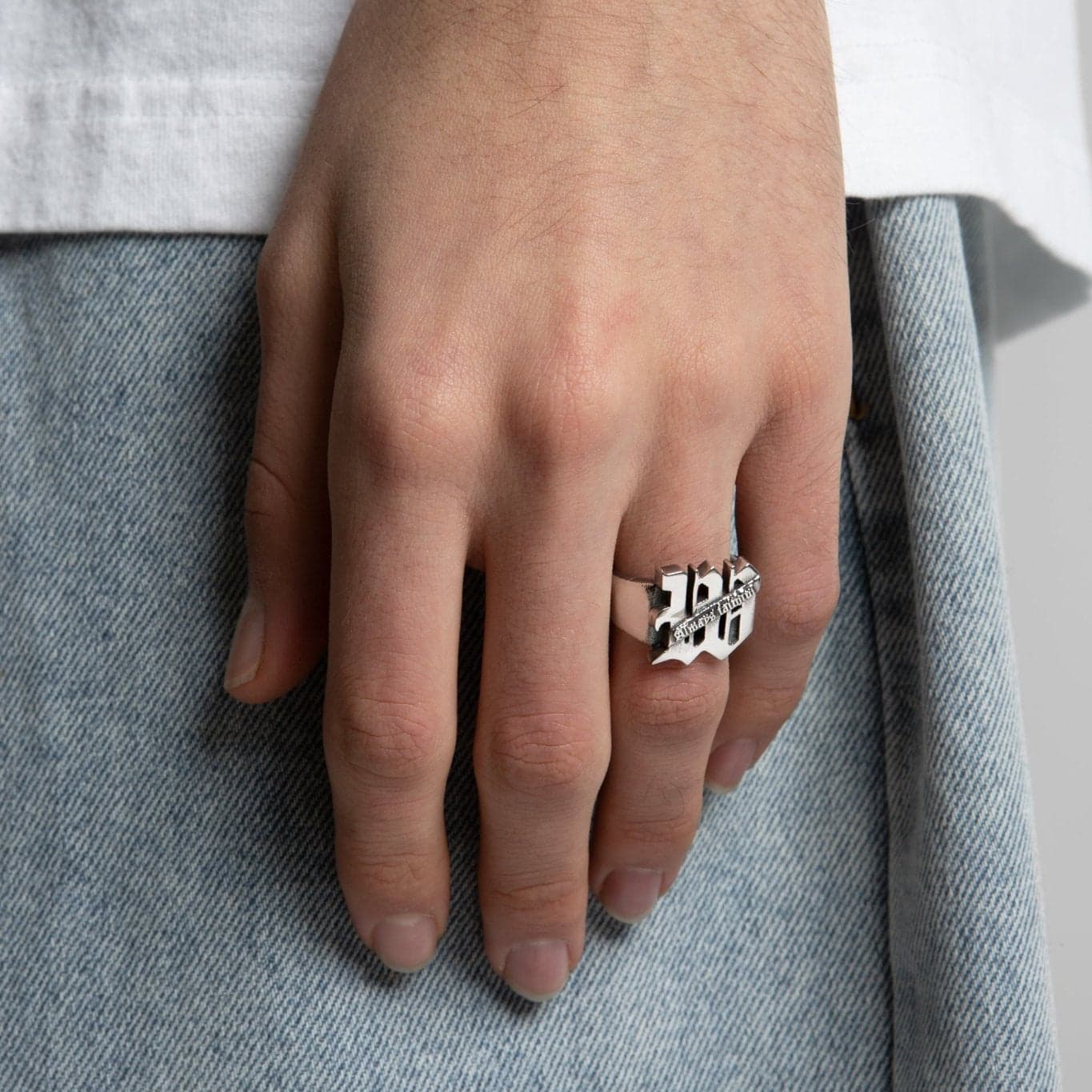Anello Wasted Paris Silver ring - 2