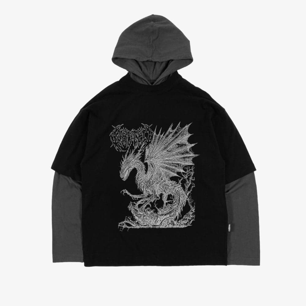 Felpa Wasted Paris Balaur hoodie black - 5