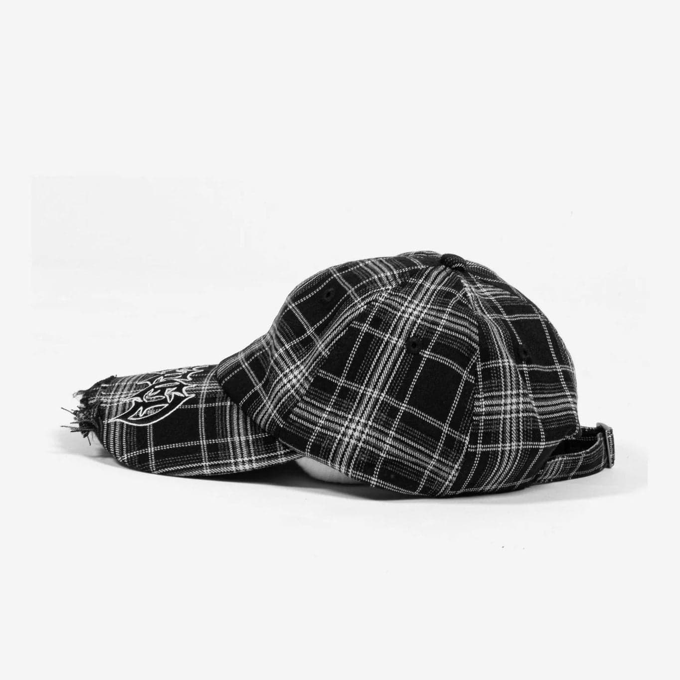 Cap Wasted Paris Tartan balck white - 2