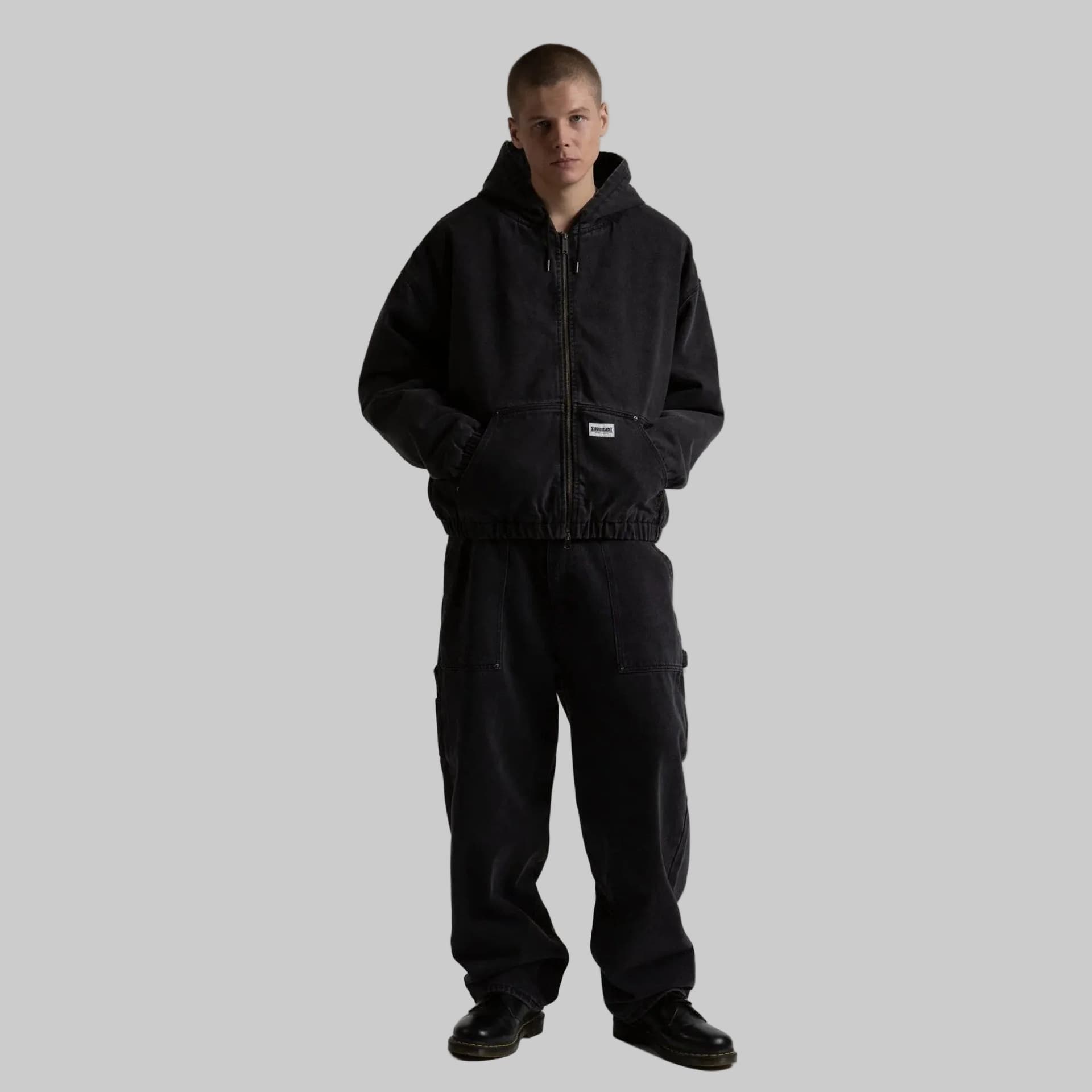Pantaloni Wasted Paris Hammer black - 3