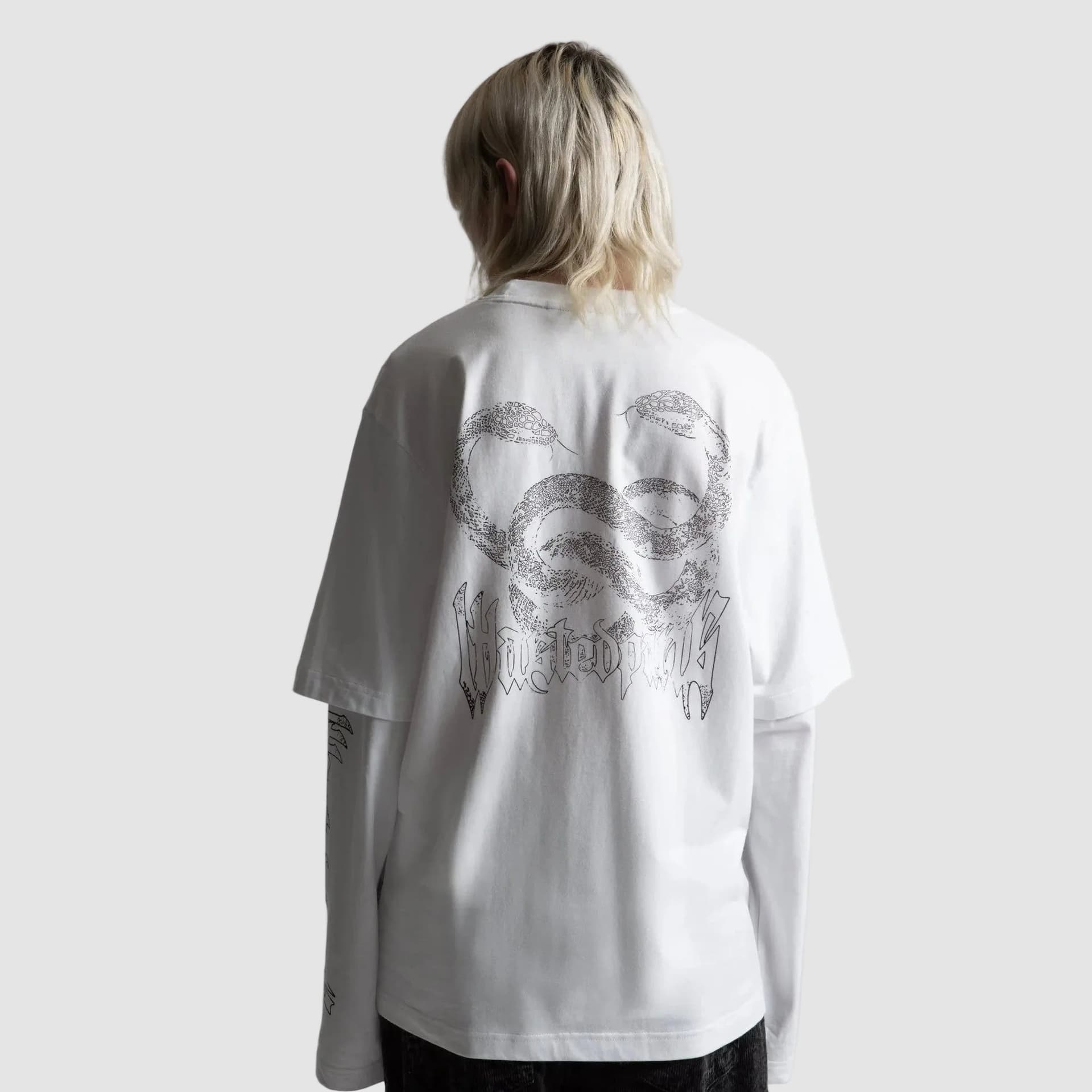 T-shirt Wasted Paris Snakes White - 3