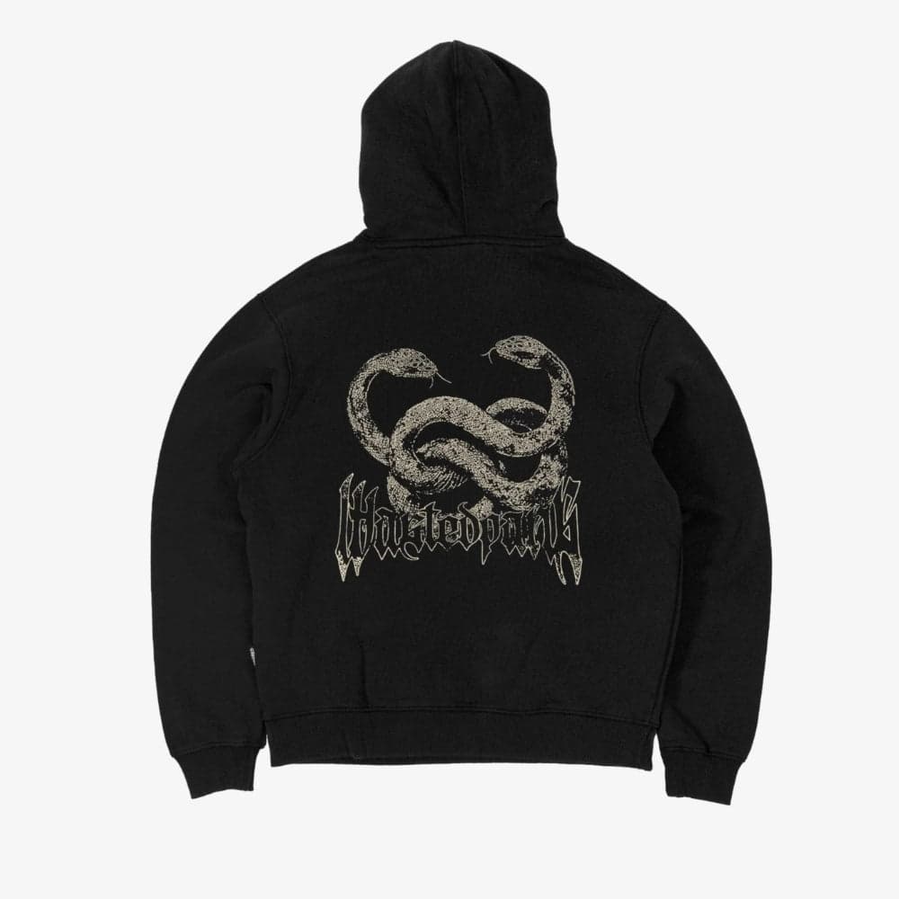 Felpa Wasted Paris Snakes Hood Black - 6