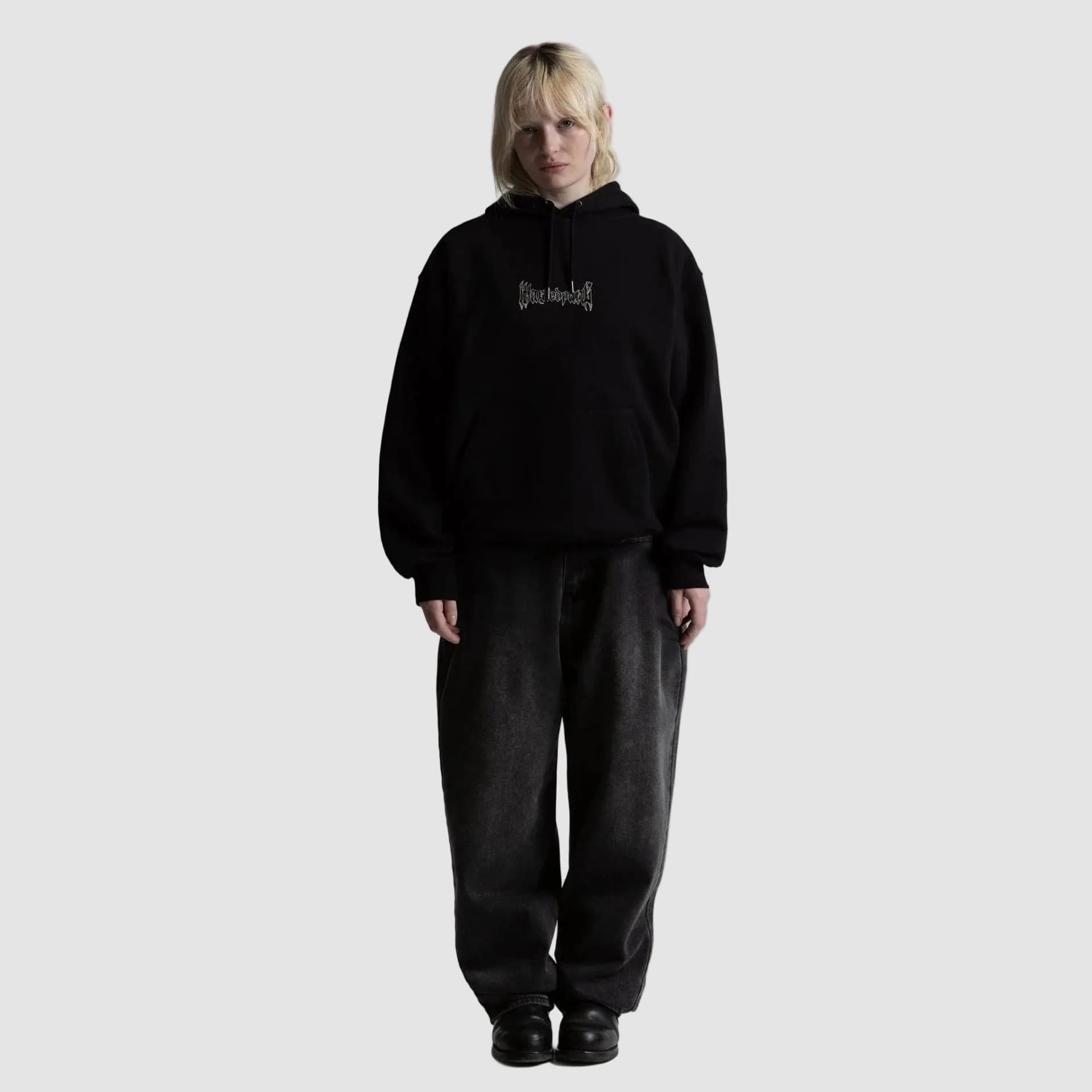 Felpa Wasted Paris Snakes Hood Black - 5