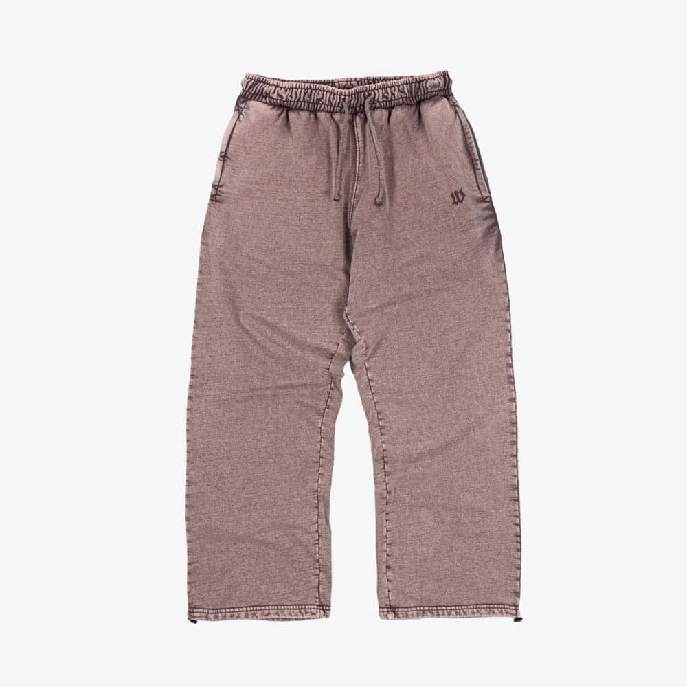 Pantaloni Wasted Paris Splinter zip Burgandy - 5