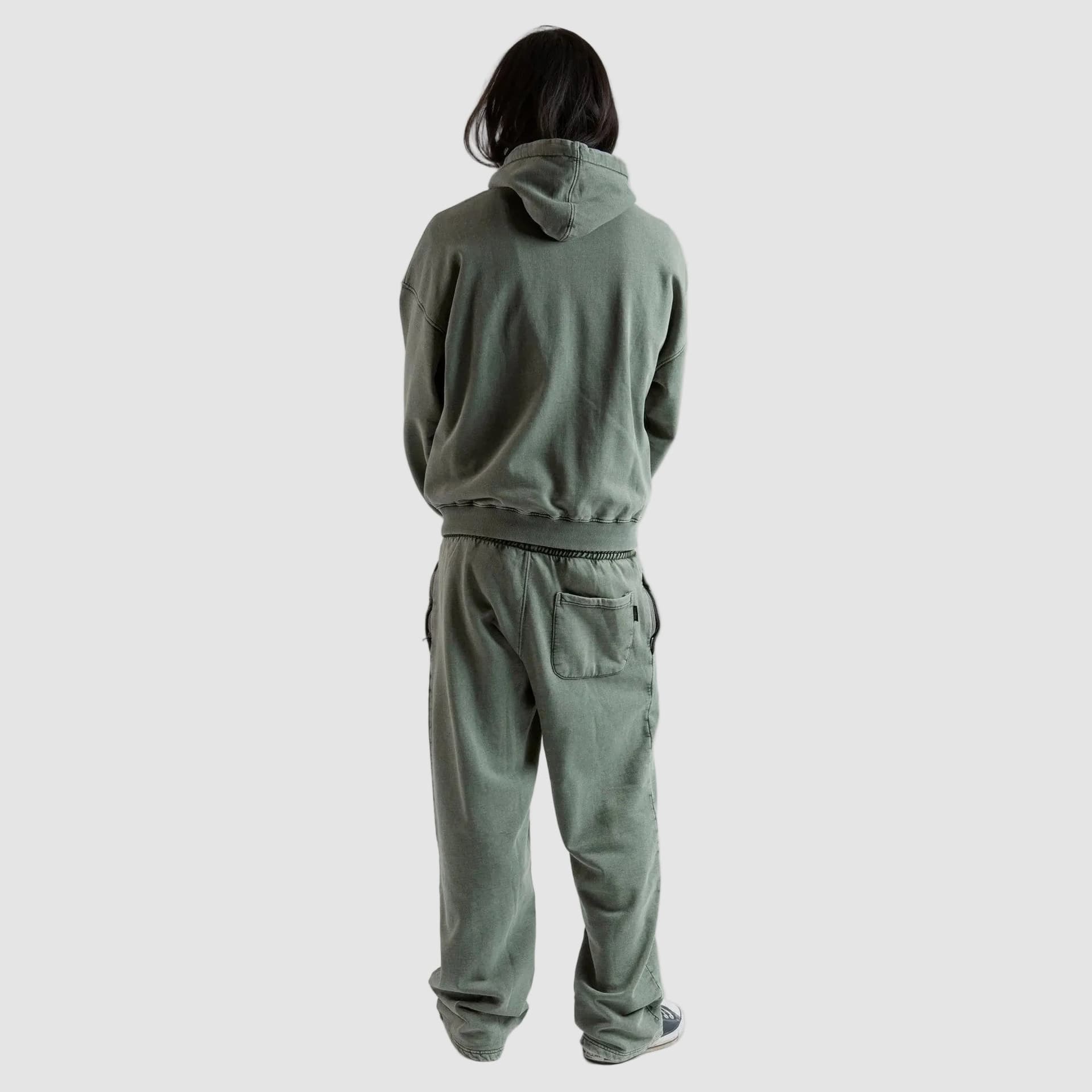 Pantaloni Wasted Paris Splinter zip Olive - 3