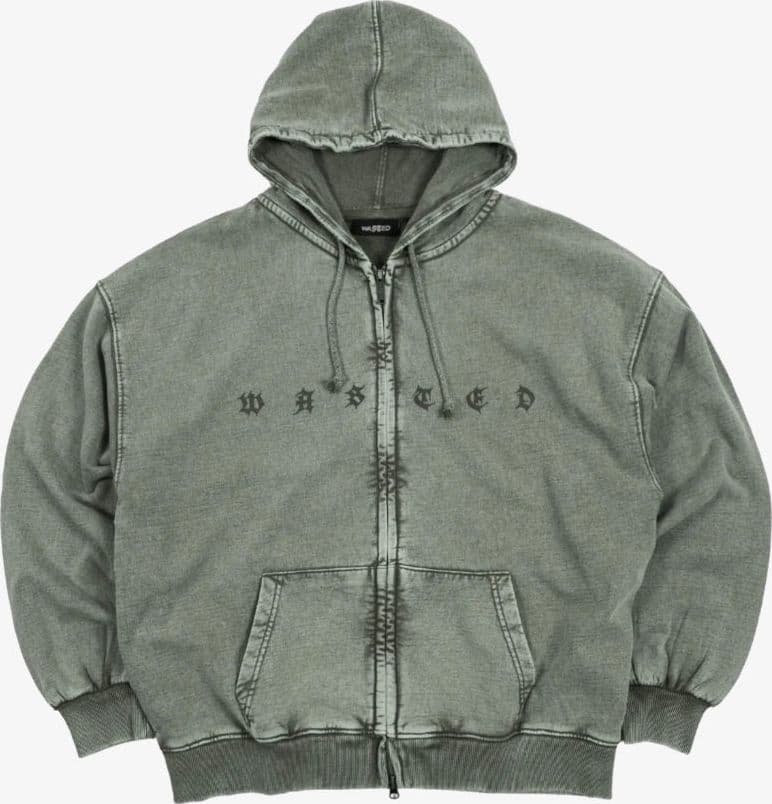 Felpa  Wasted Paris Splinter zip  Olive - 6