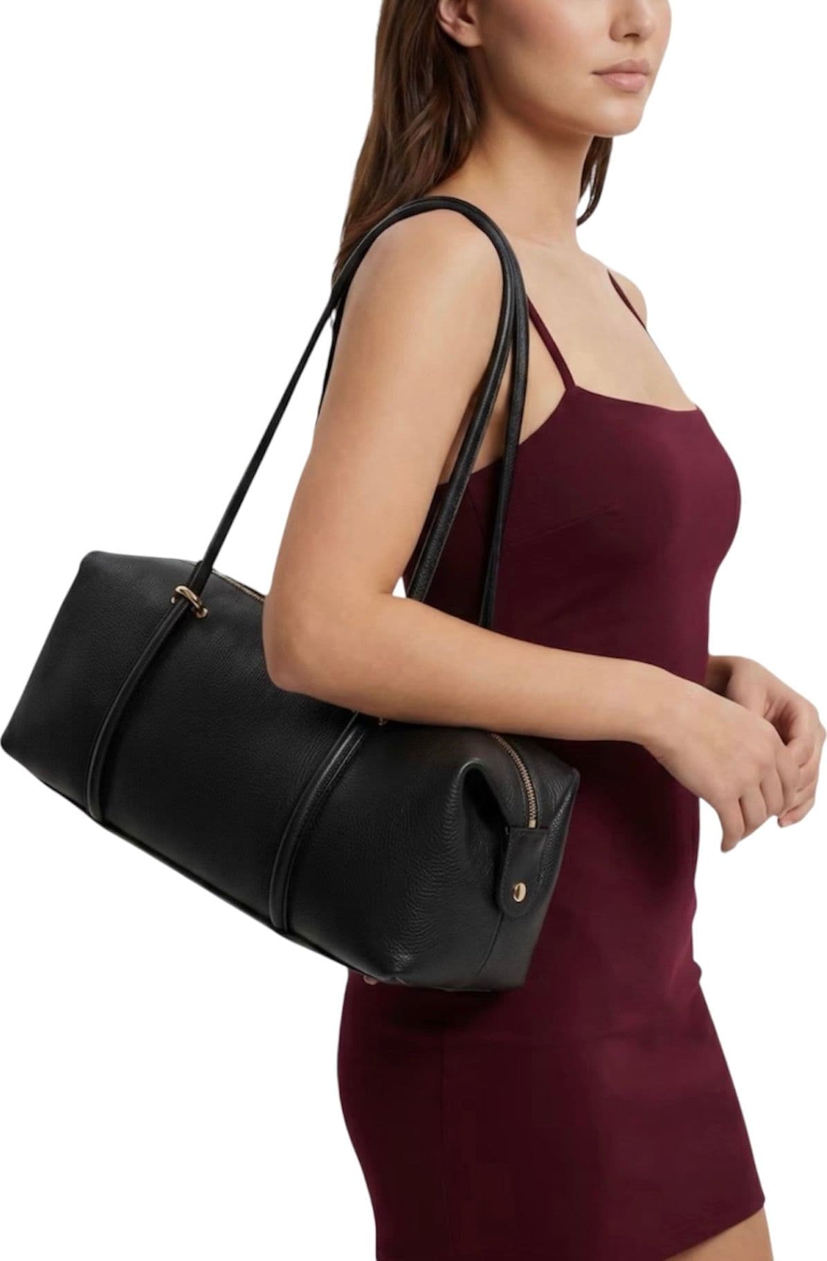 Modarno Borsa Donna a manico "Romana" in vera pelle 40x16x16 cm - 20
