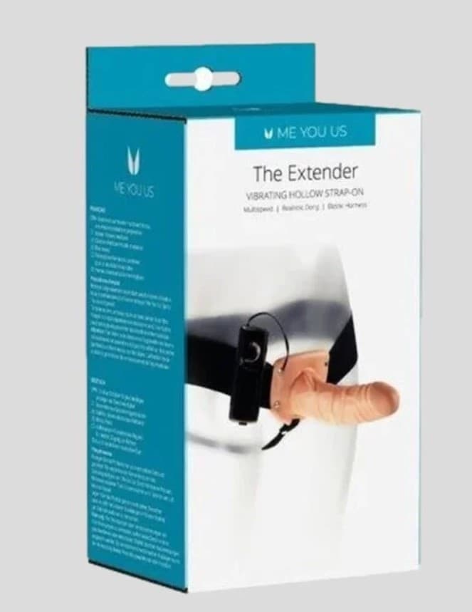Me You Us The Extender Strap-on vibrante regolabile 15 cm