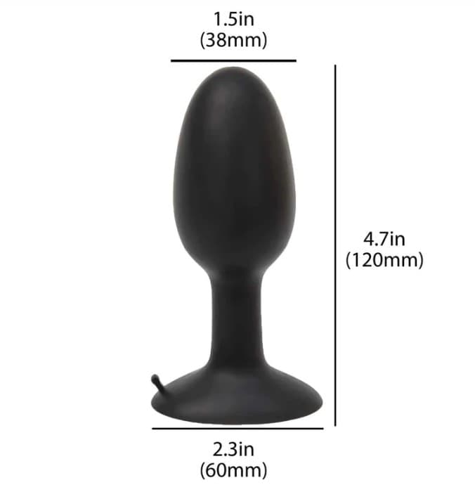 Plug anale Large 12 cm Roll Play con palla interna per un movimento no stop - 2