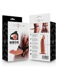 Intense Hollow strap on extender 15 x3,4 cm forma stimolante - 2