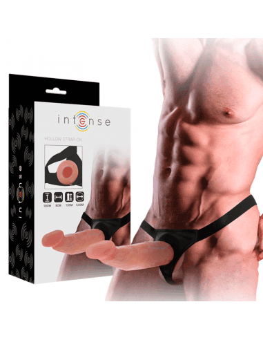 Intense Hollow strap on extender 15 x3,4 cm forma stimolante - 6