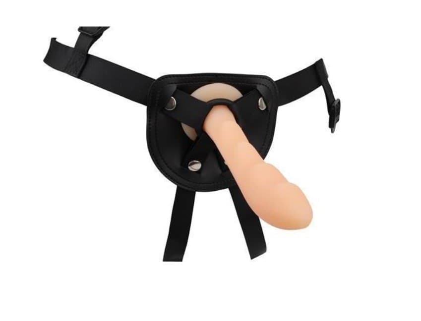 Cavelier strap-on flesh dildo in silicone con 3 anelli 17,8/16,8 strapon stimolante - 3