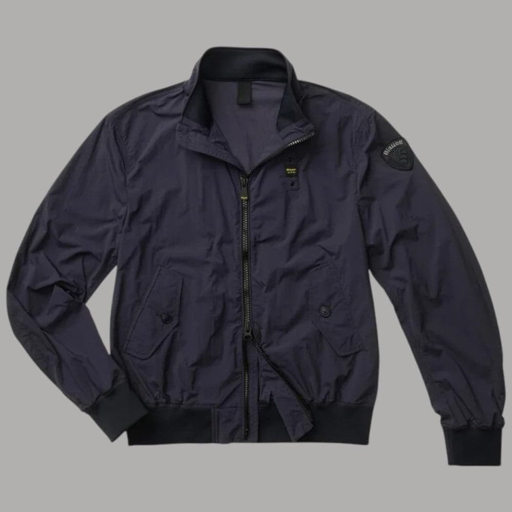 Bomber Stropicciato Alwin con Zip e Tasche Interno Fleecy Regular Fit - 5
